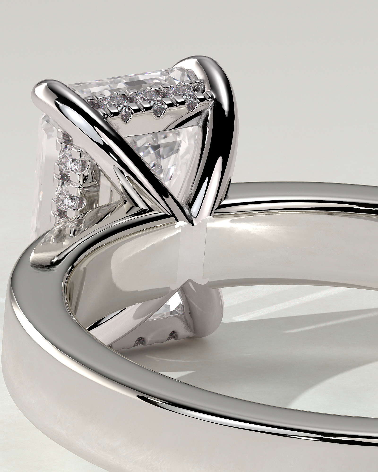 Carmella Bezel Round Ring