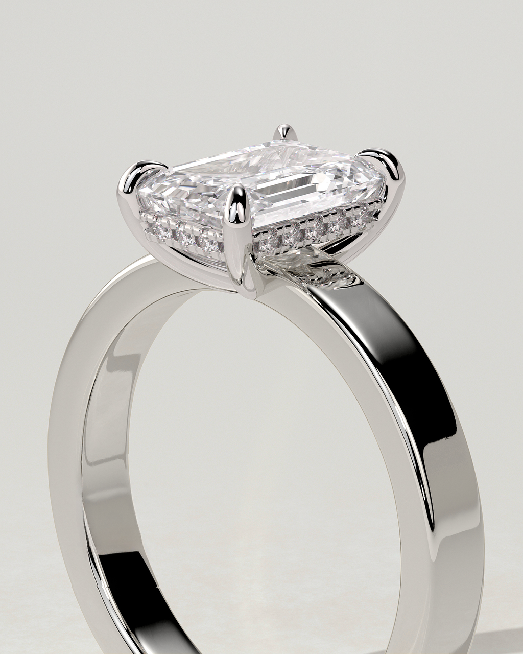 Carmella Bezel Round Ring