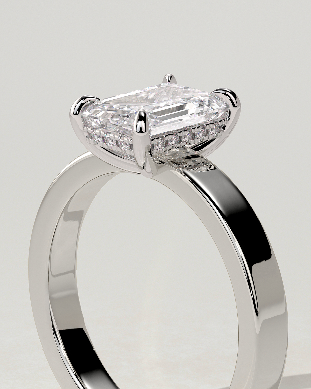Carmella Bezel Round Ring