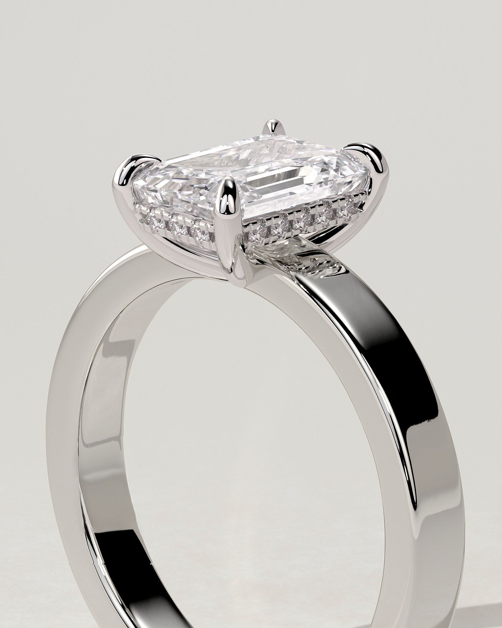Carmella Bezel Round Ring
