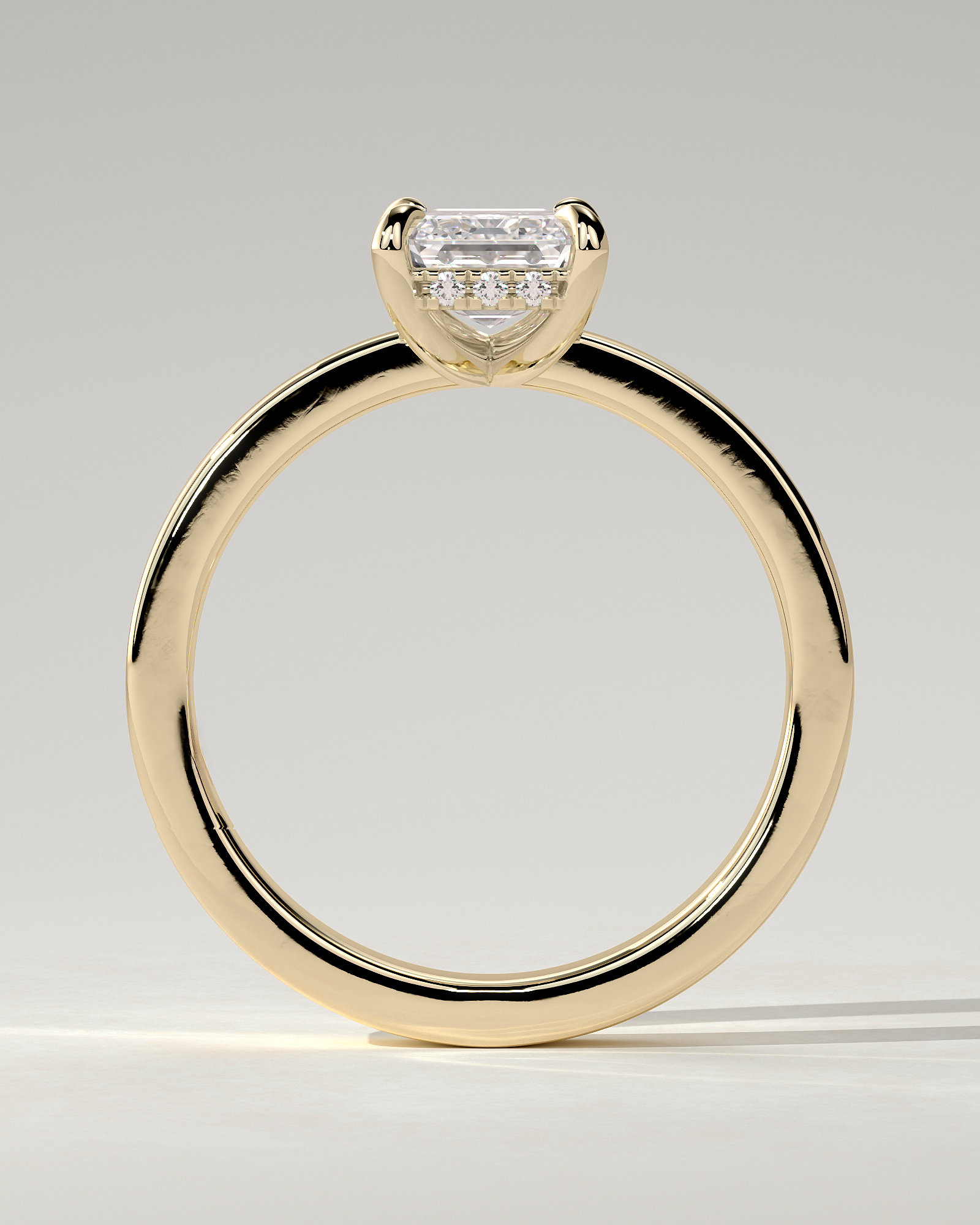 Carmella Bezel Round Ring