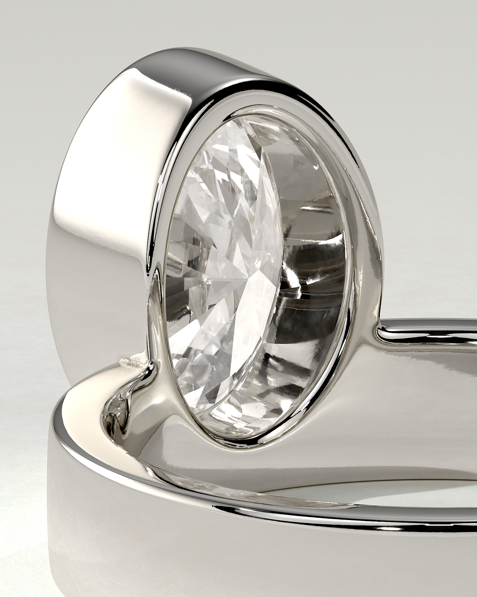 Carmen Bezel Round Ring