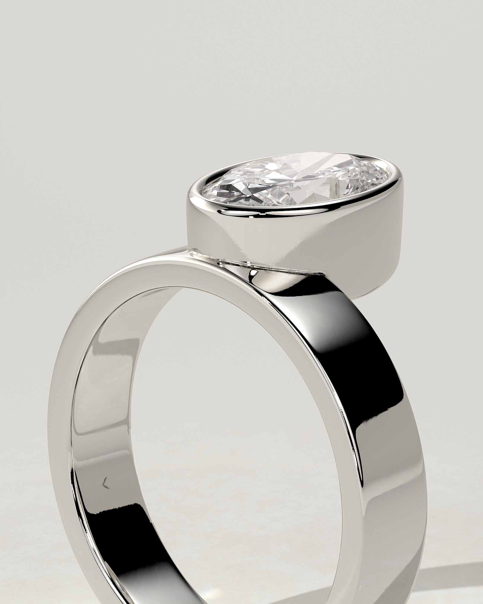 Carmen Bezel Round Ring
