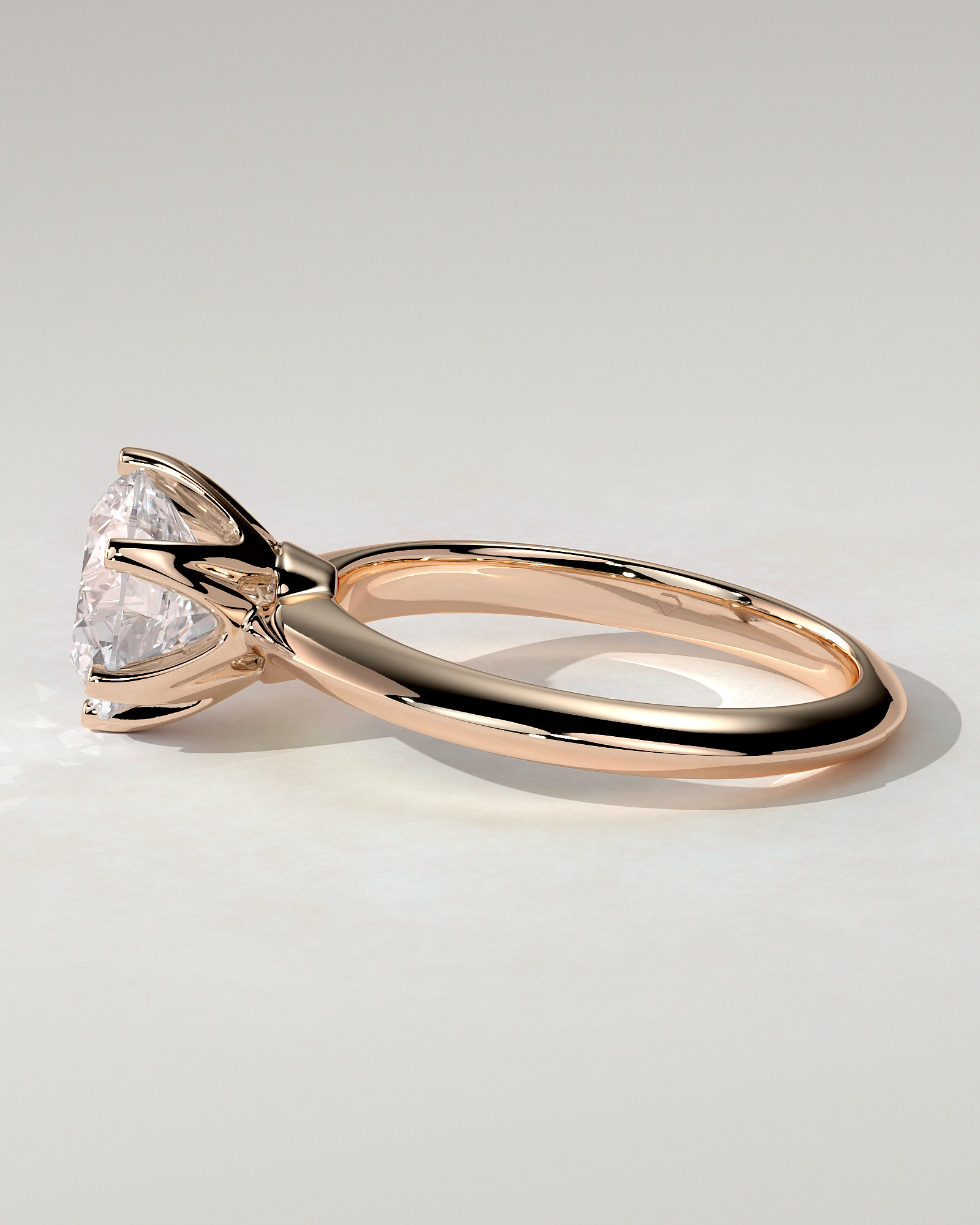 Caroline Solitaire Round Ring