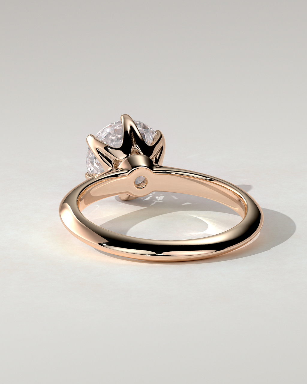 Caroline Solitaire Round Ring