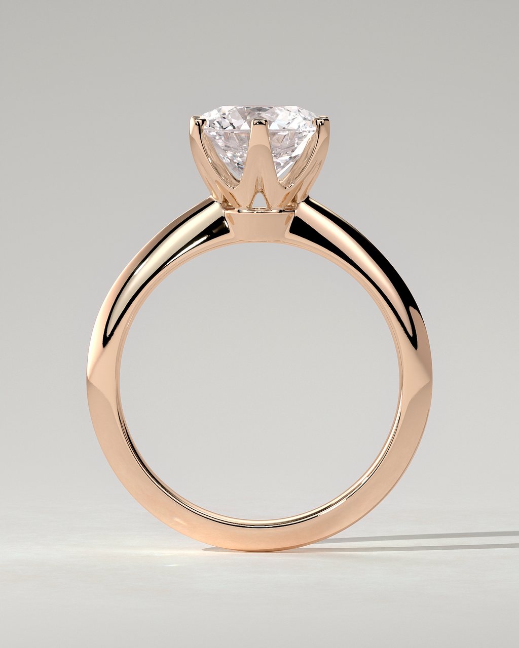 Caroline Solitaire Round Ring