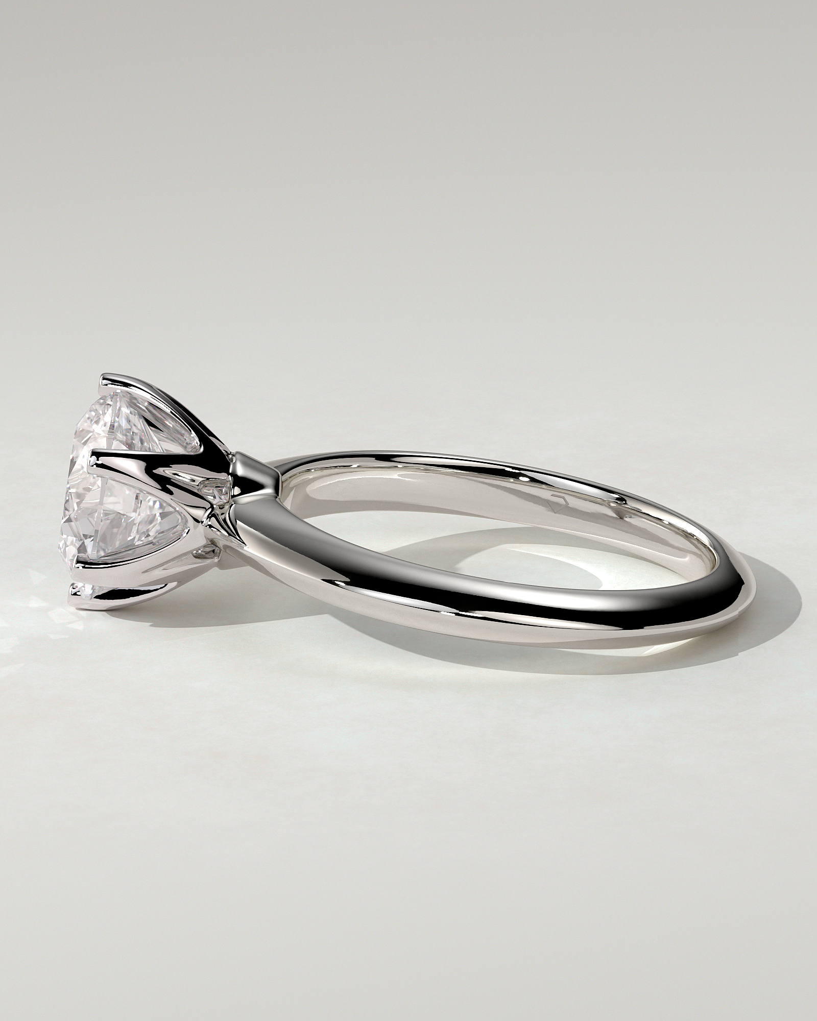 Caroline Solitaire Round Ring