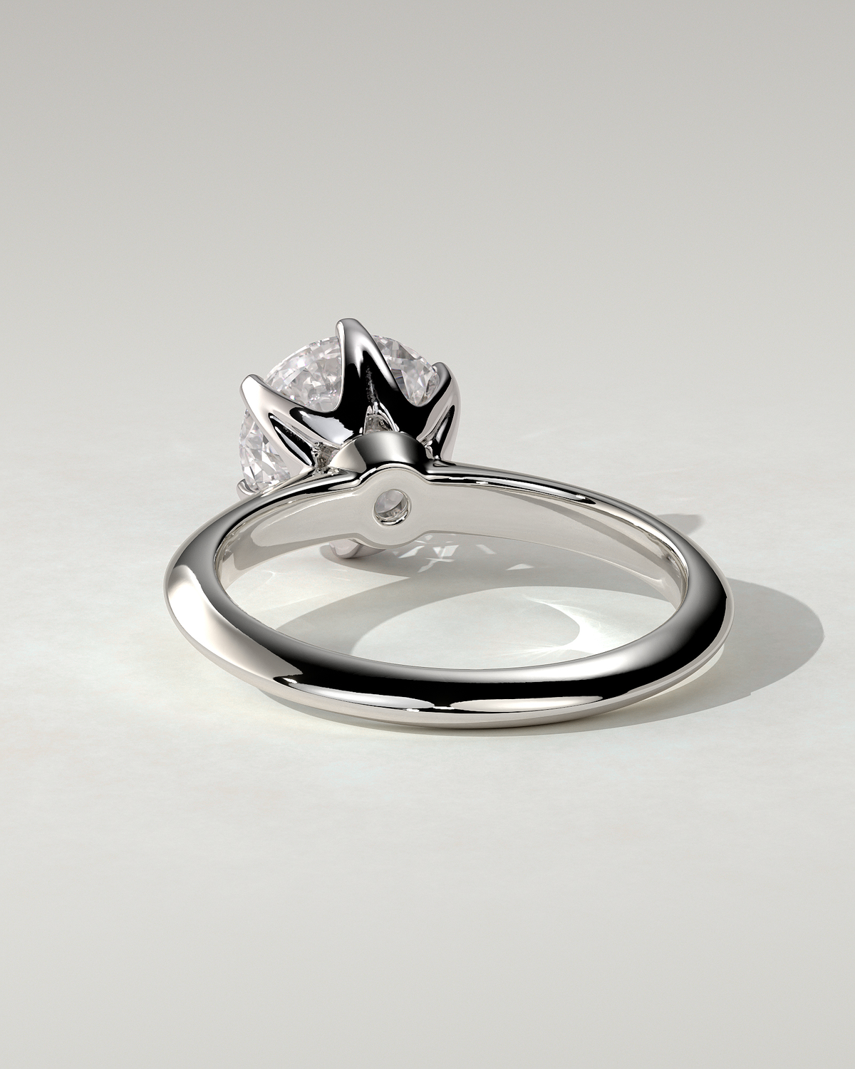 Caroline Solitaire Round Ring
