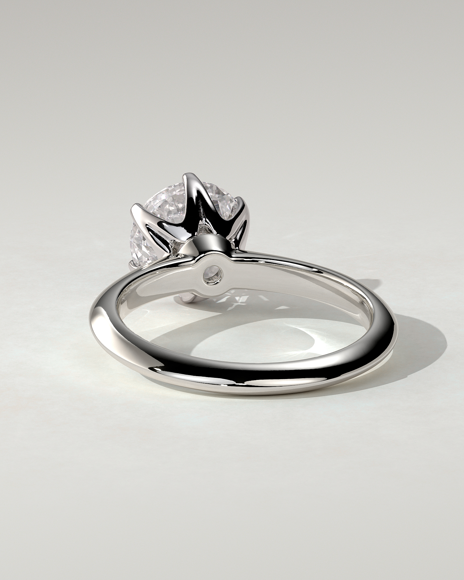 Caroline Solitaire Round Ring