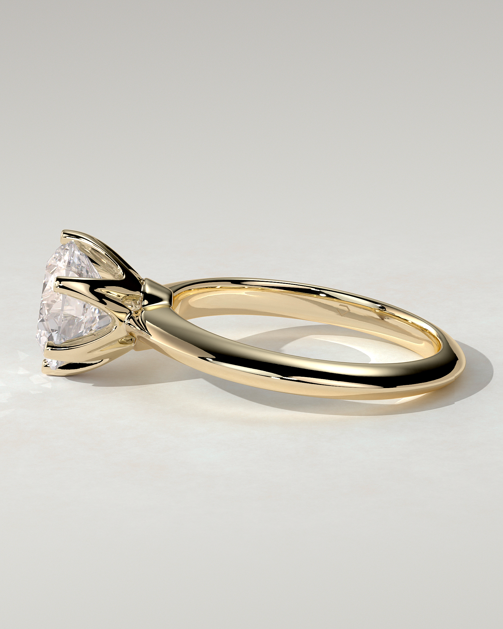 Caroline Solitaire Round Ring