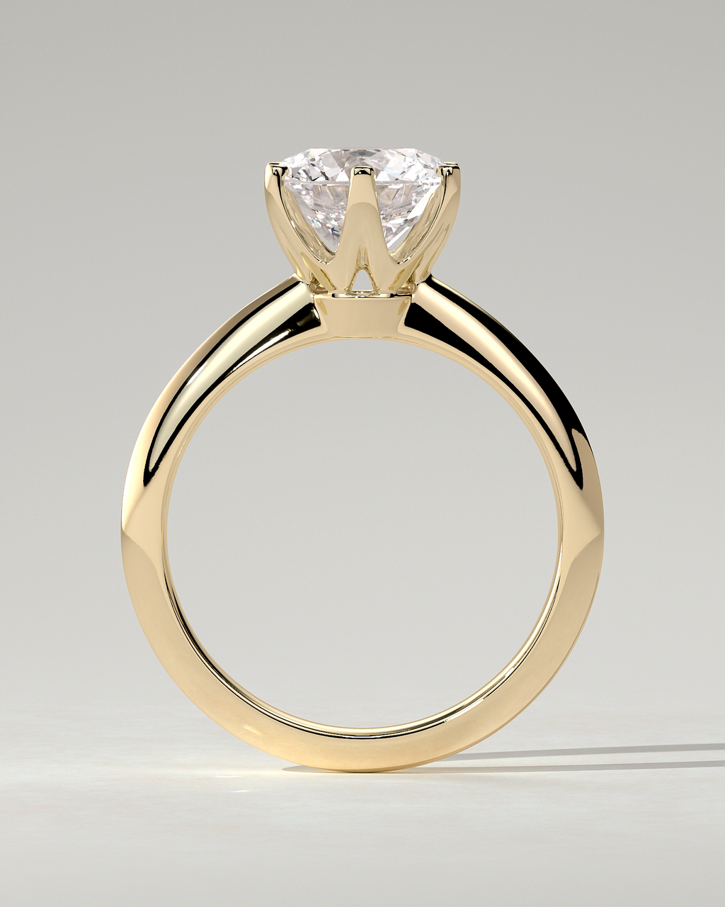 Caroline Solitaire Round Ring