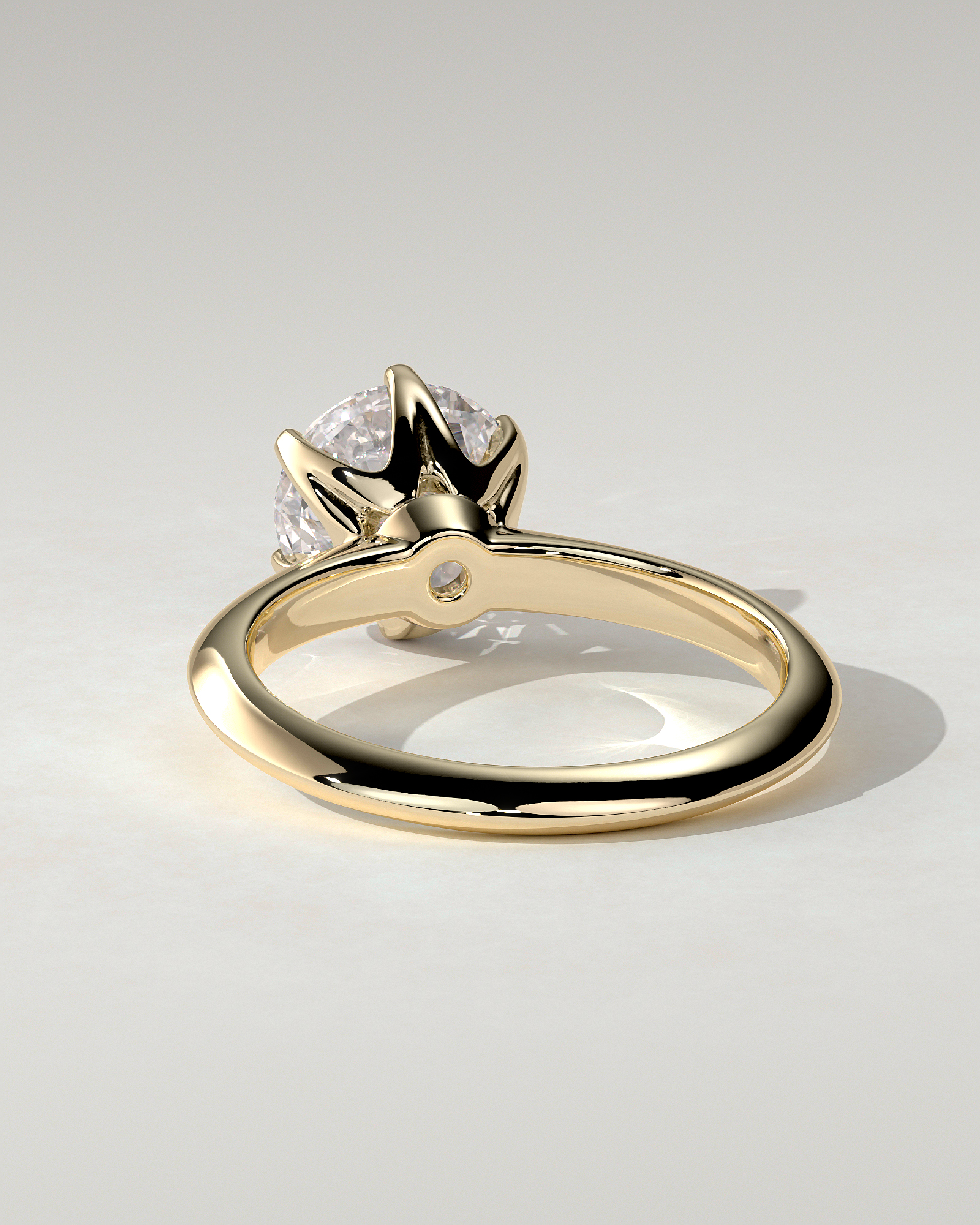 Caroline Solitaire Round Ring