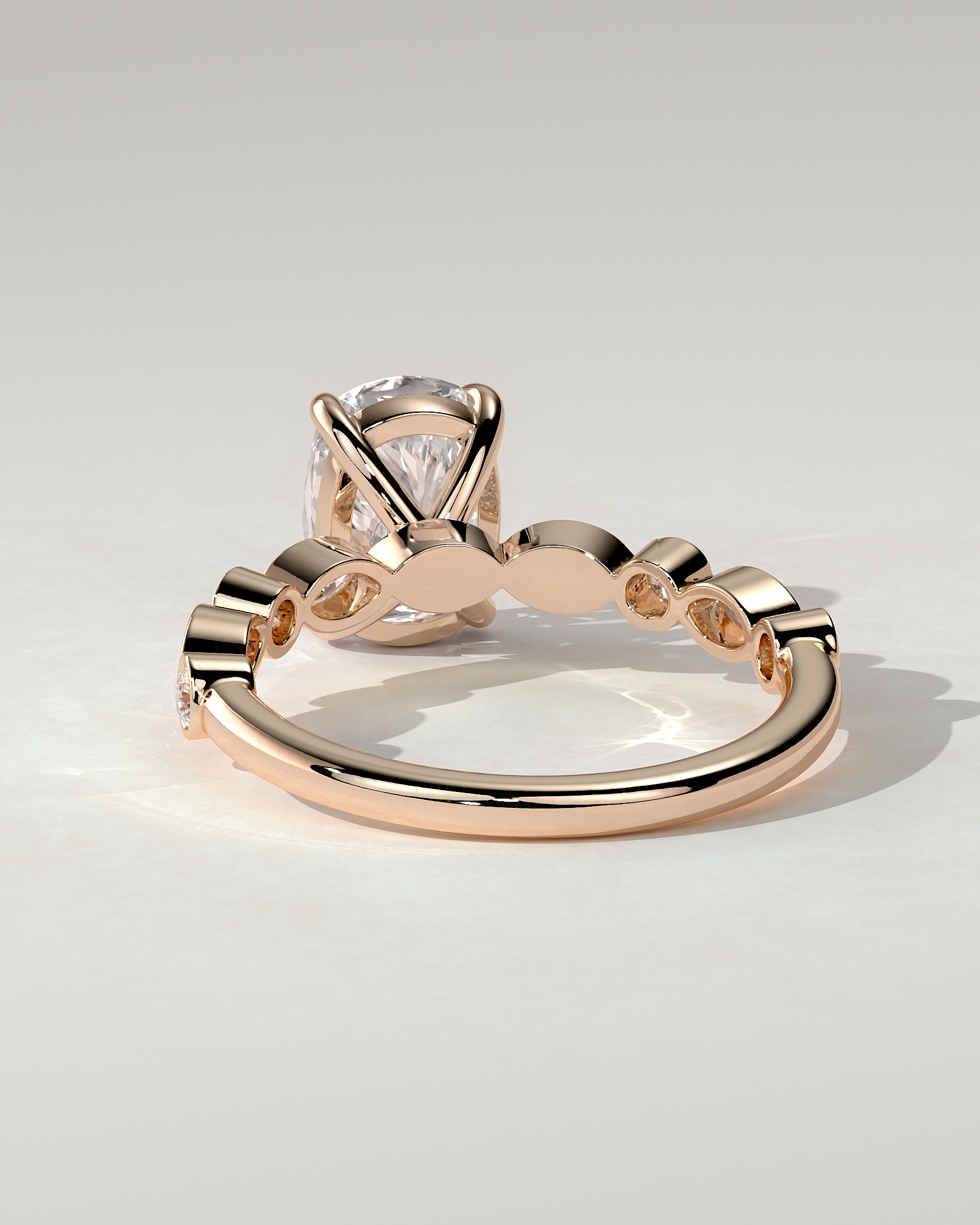 Carrie Solitaire Cushion Ring