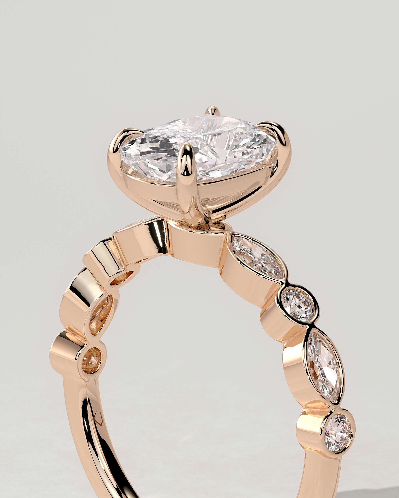 Carrie Solitaire Cushion Ring