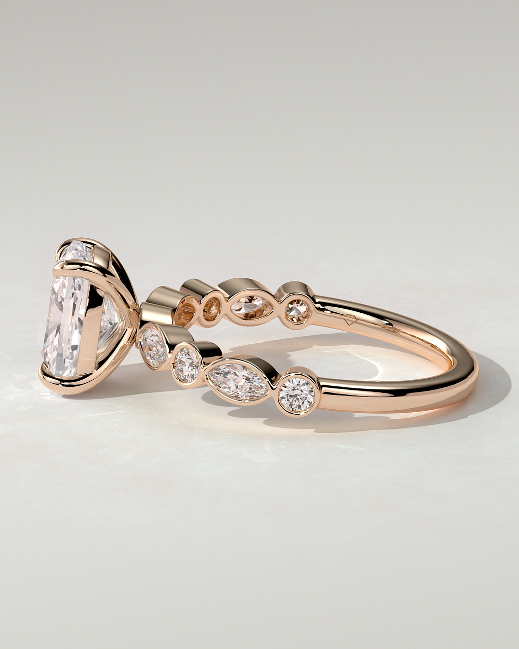 Carrie Solitaire Cushion Ring