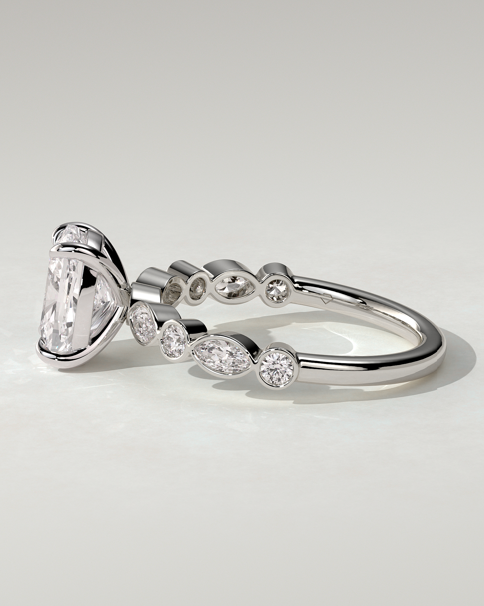 Carrie Solitaire Cushion Ring