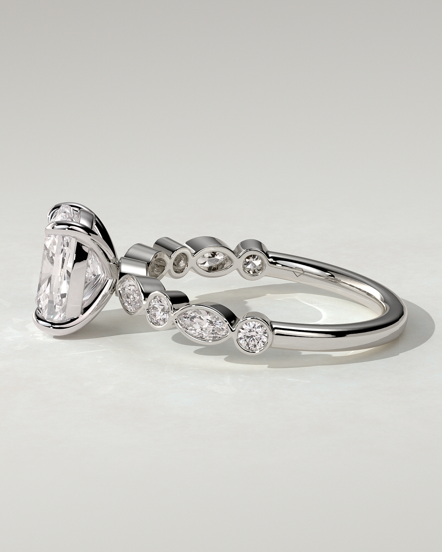 Carrie Solitaire Cushion Ring