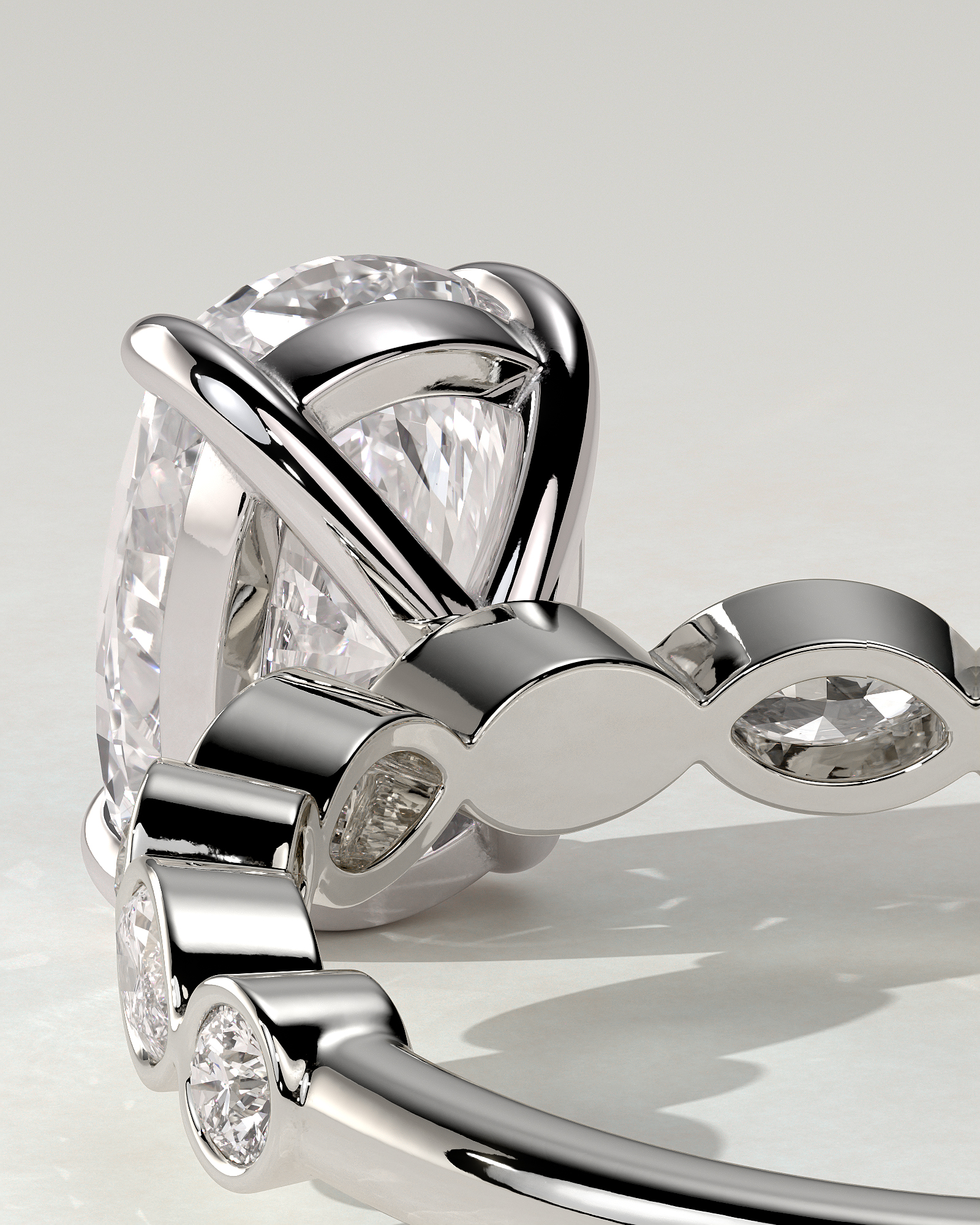 Carrie Solitaire Cushion Ring