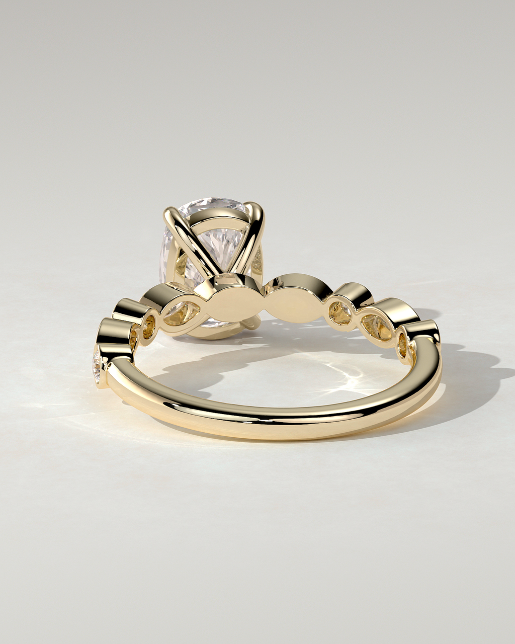 Carrie Solitaire Cushion Ring