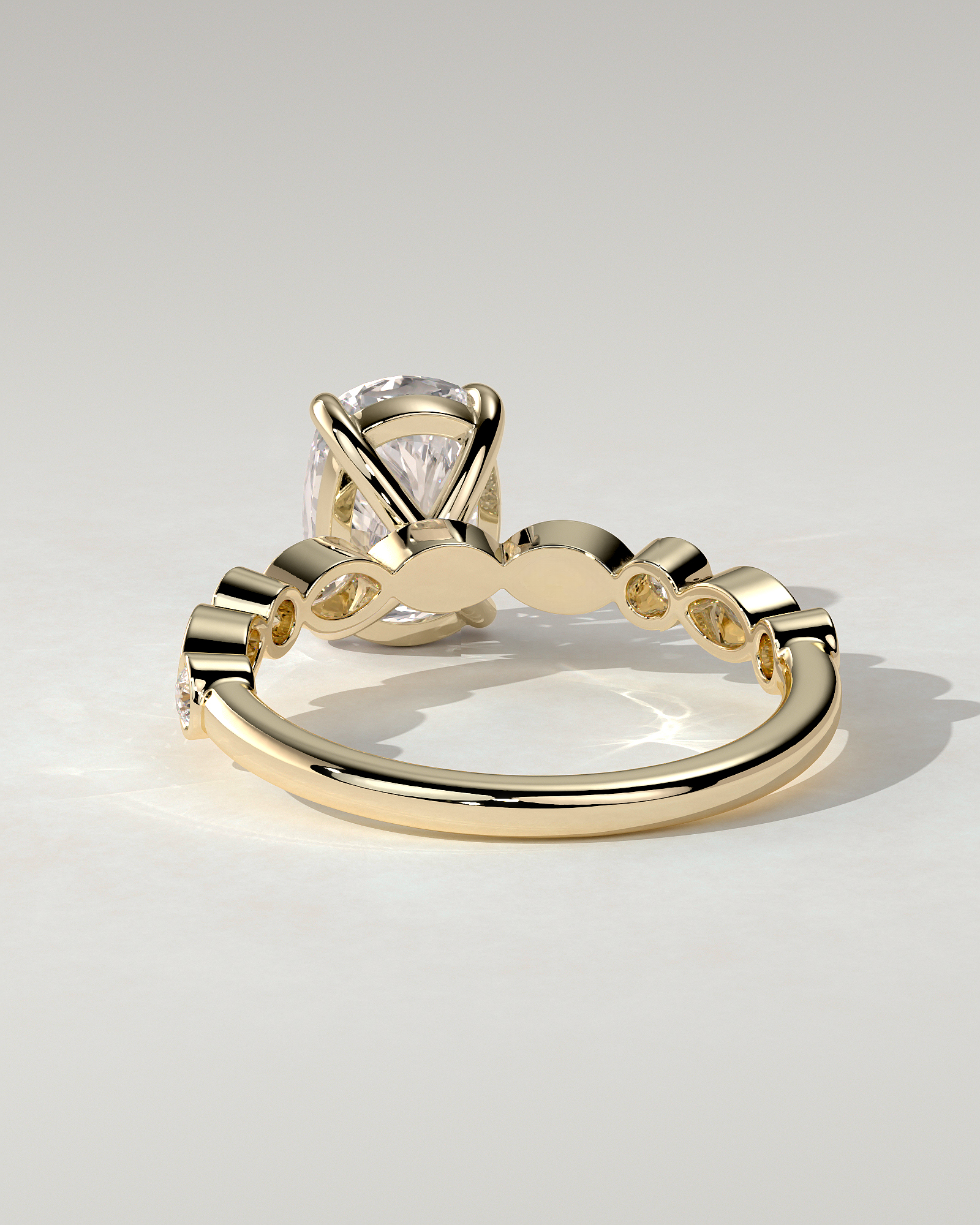 Carrie Solitaire Cushion Ring
