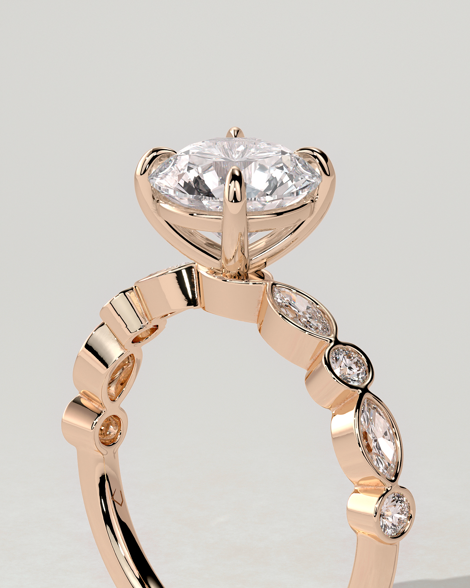Cartia Solitaire Round Ring