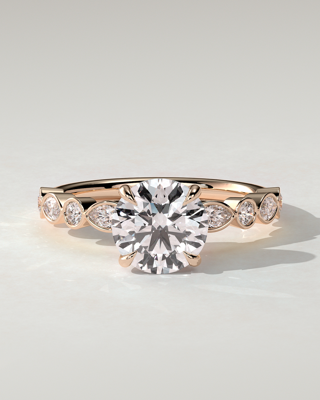 Cartia Solitaire Round Ring