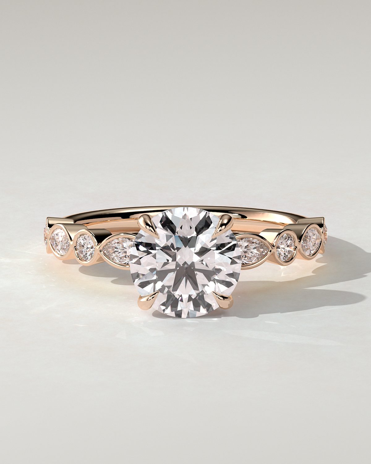 Cartia Solitaire Round Ring