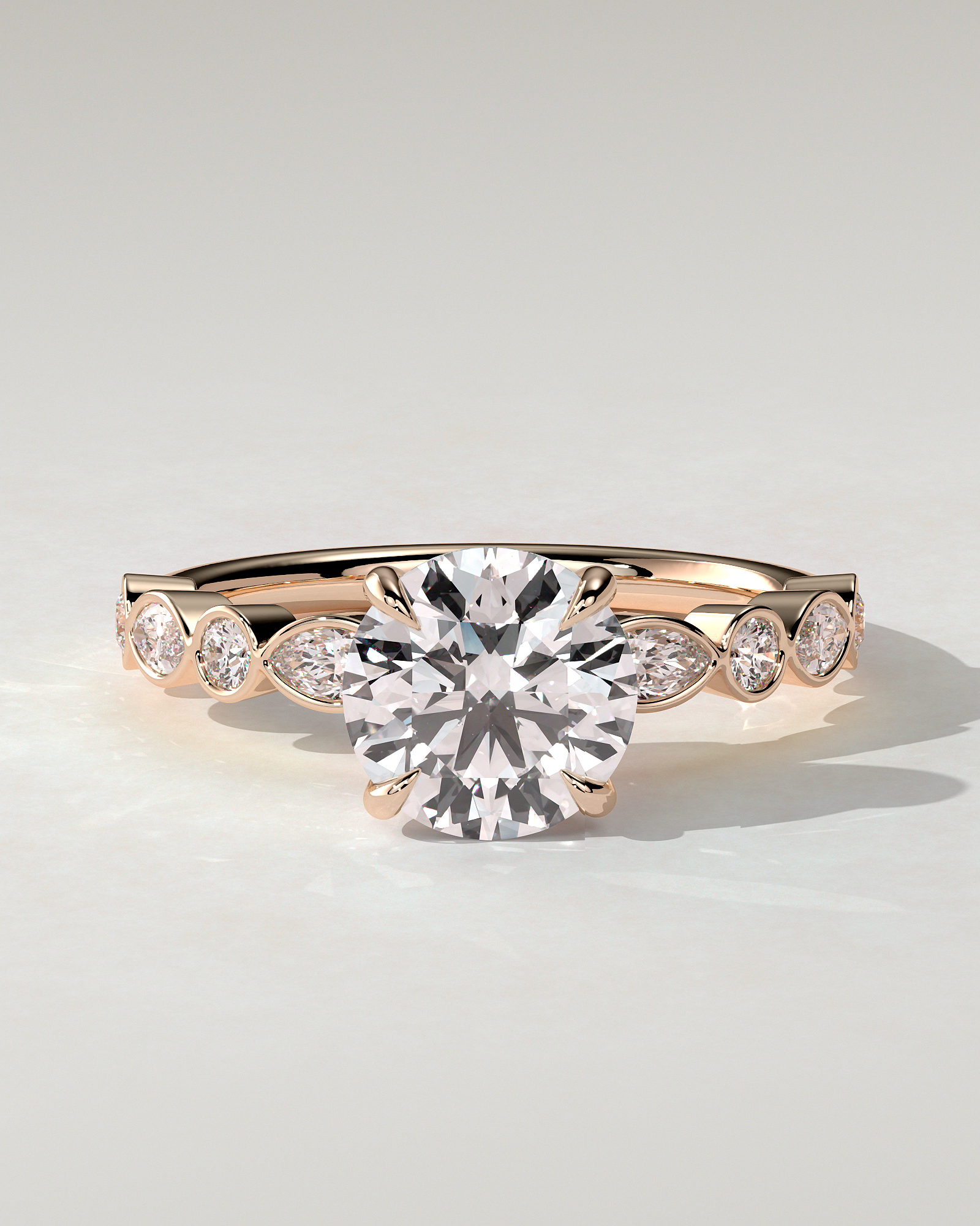 Cartia Solitaire Round Ring