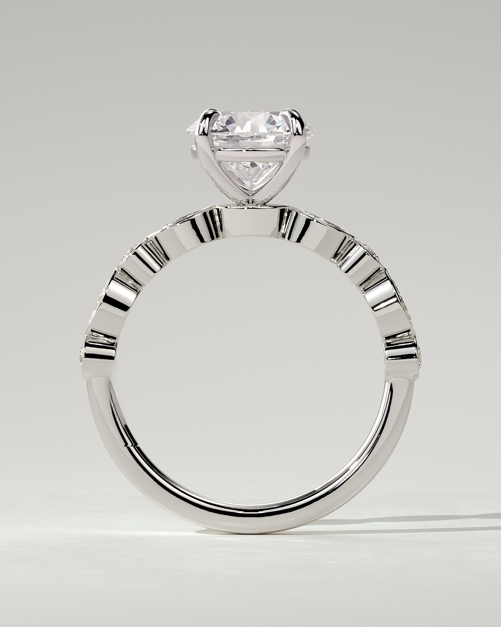 Cartia Solitaire Round Ring
