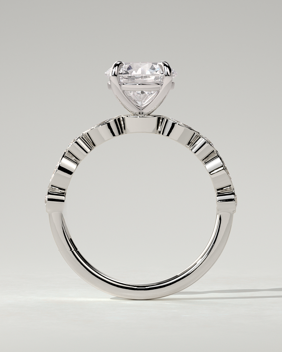 Cartia Solitaire Round Ring