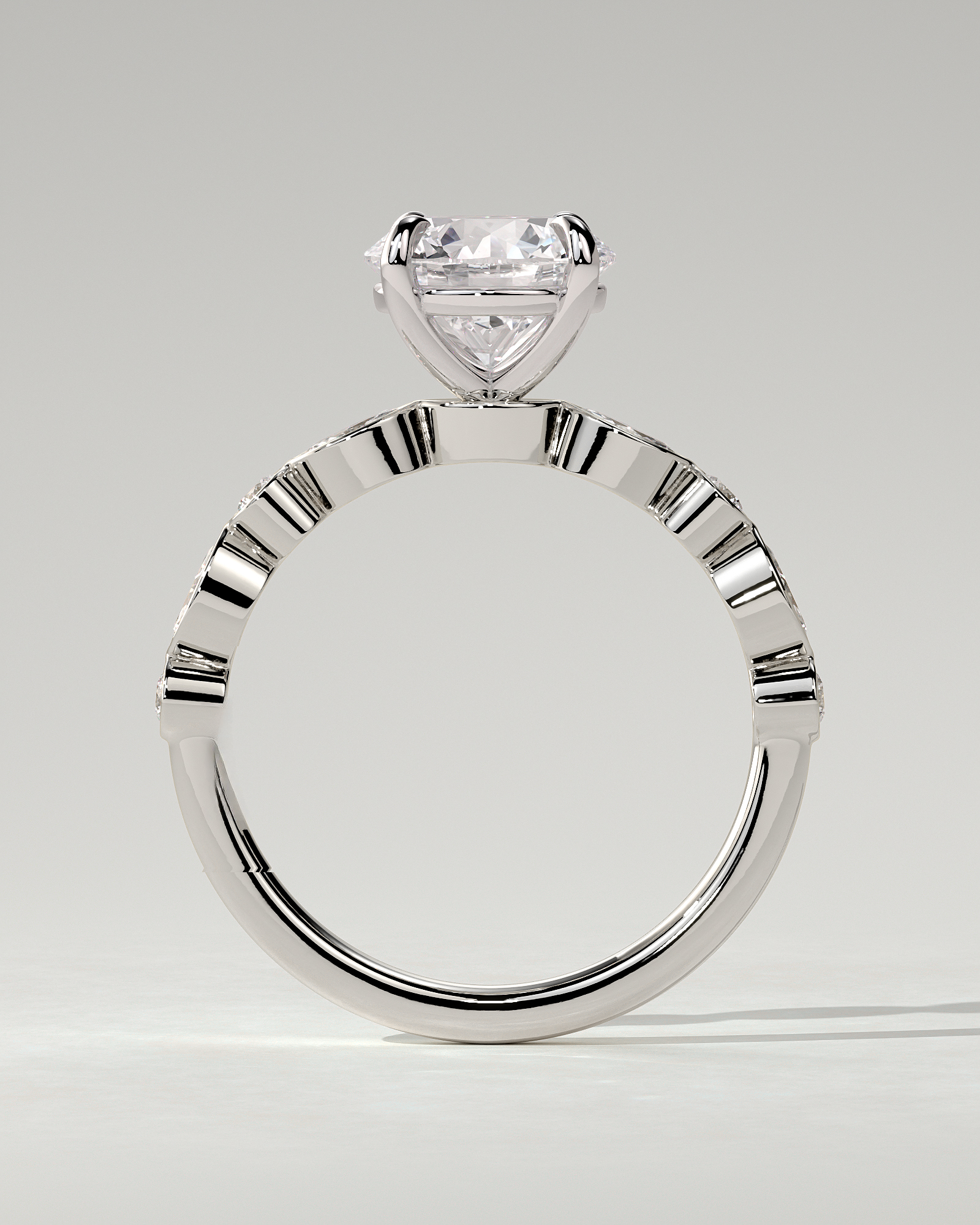 Cartia Solitaire Round Ring
