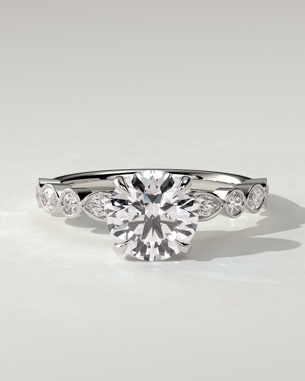 Cartia Solitaire Round Ring