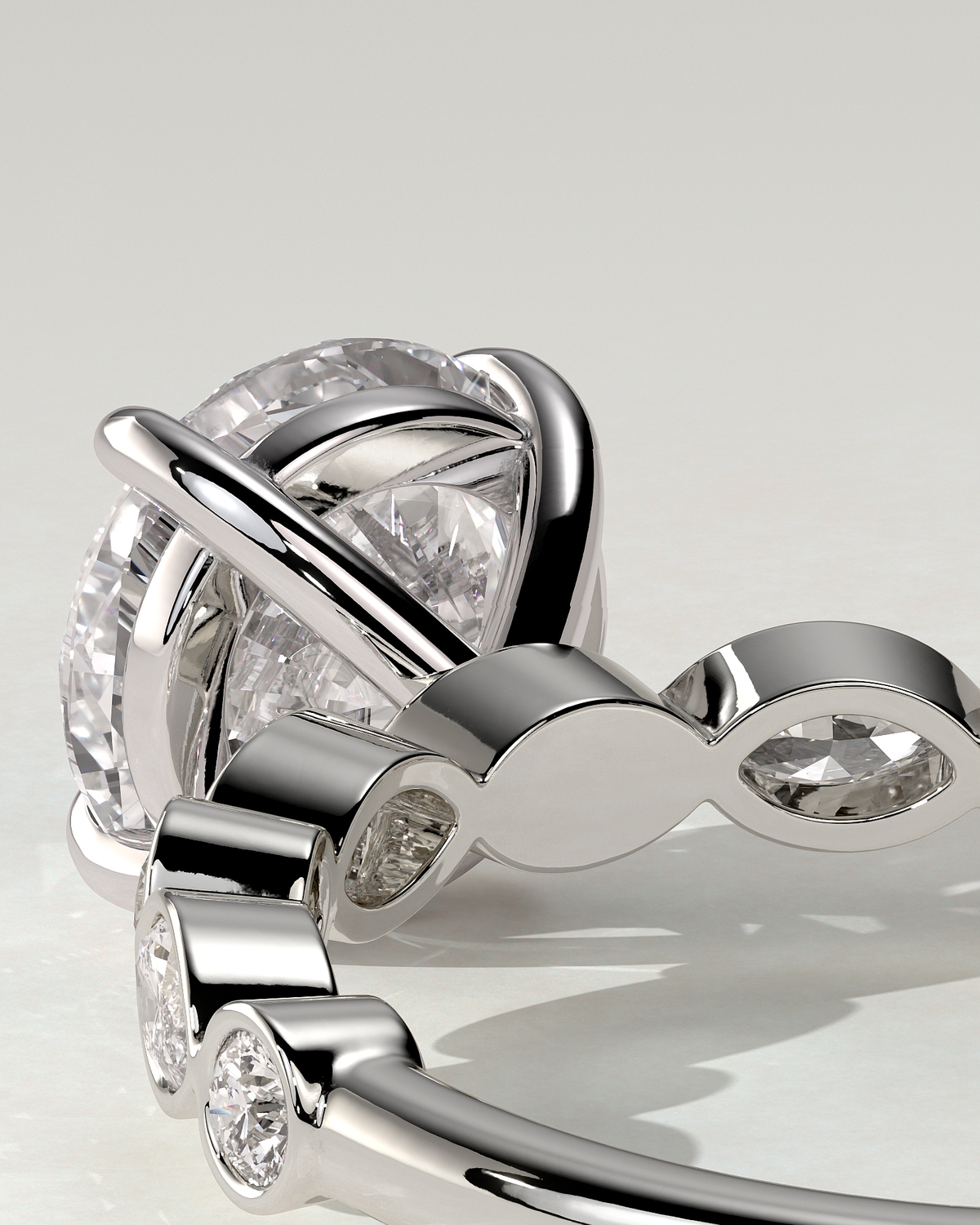 Cartia Solitaire Round Ring