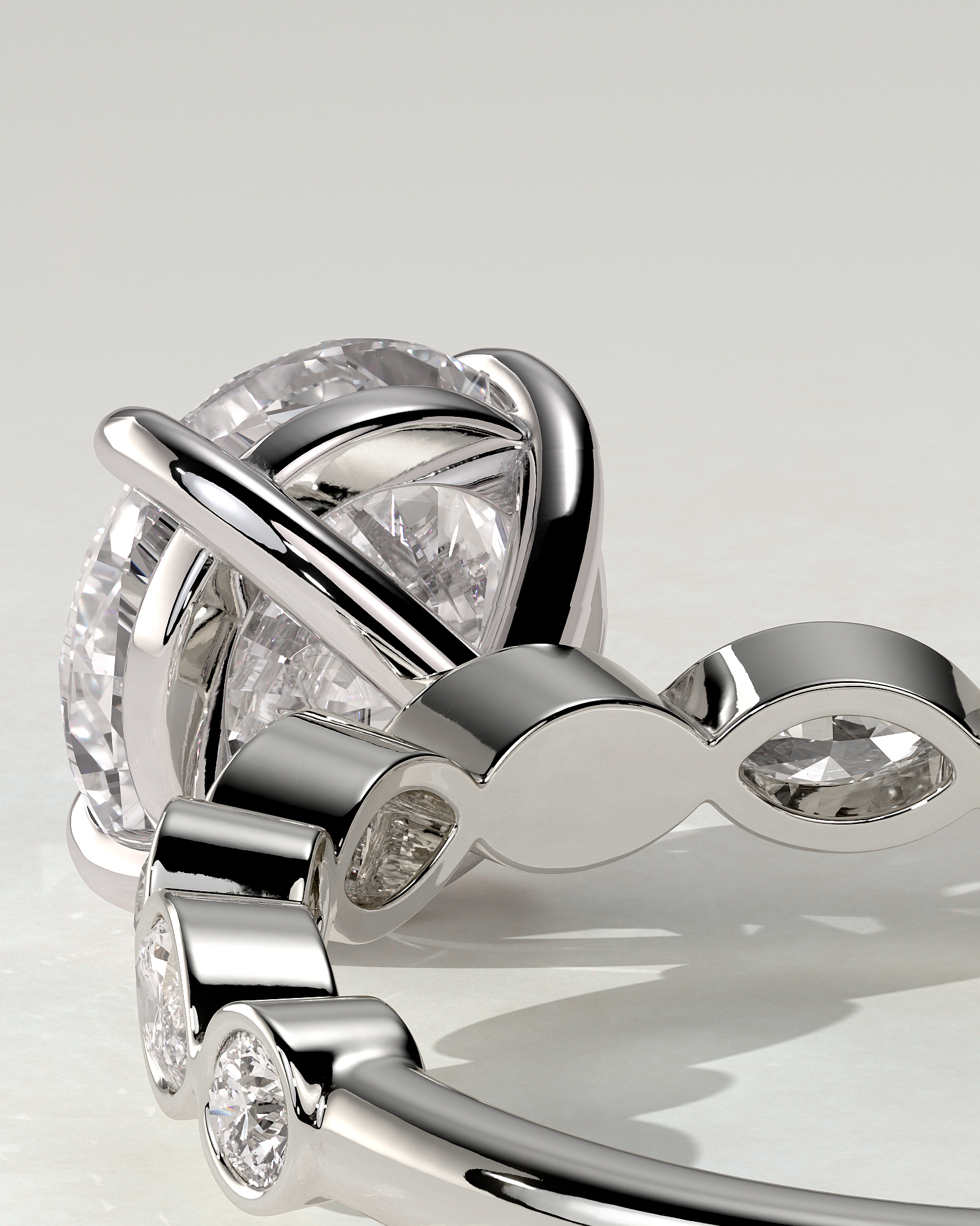 Cartia Solitaire Round Ring