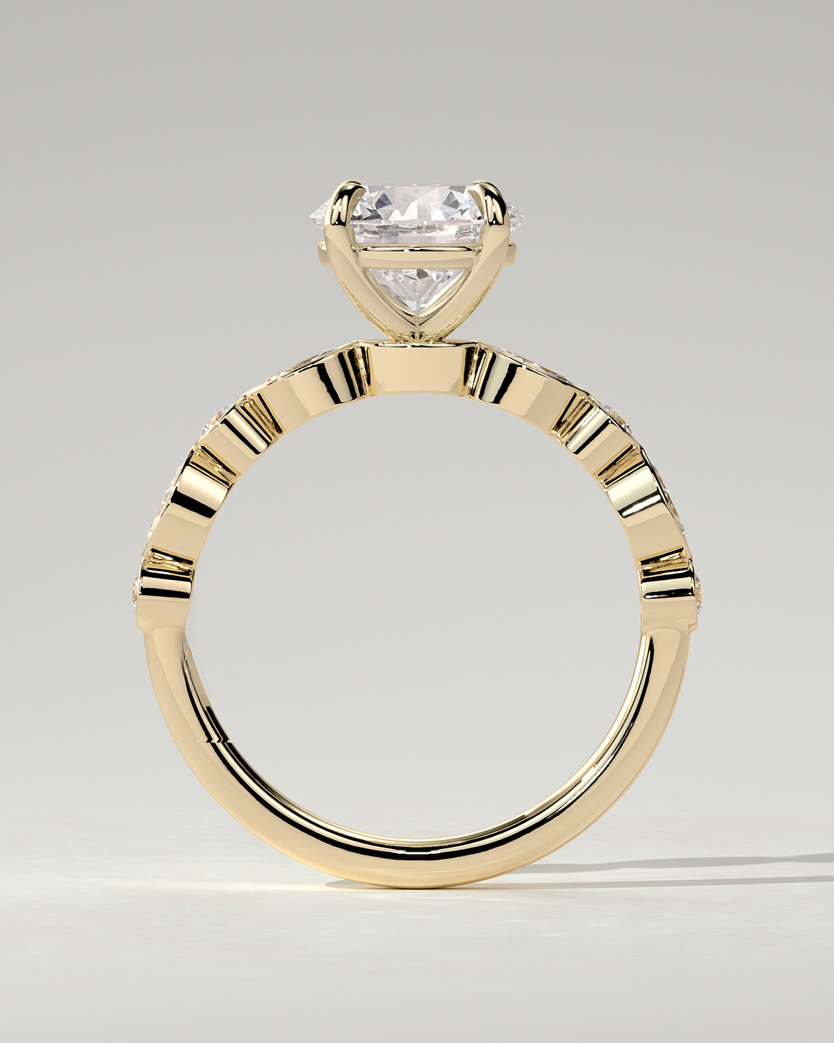 Cartia Solitaire Round Ring