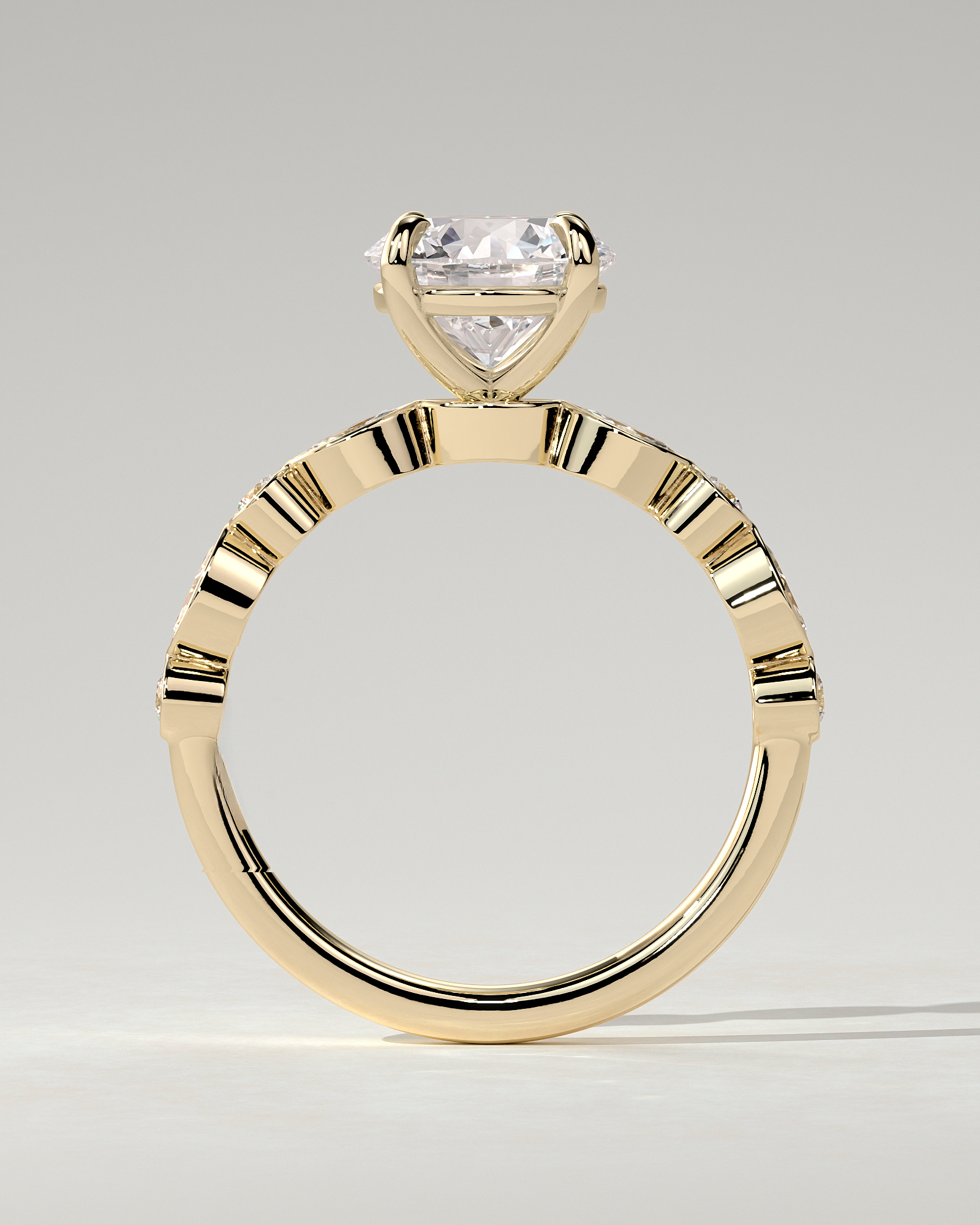 Cartia Solitaire Round Ring