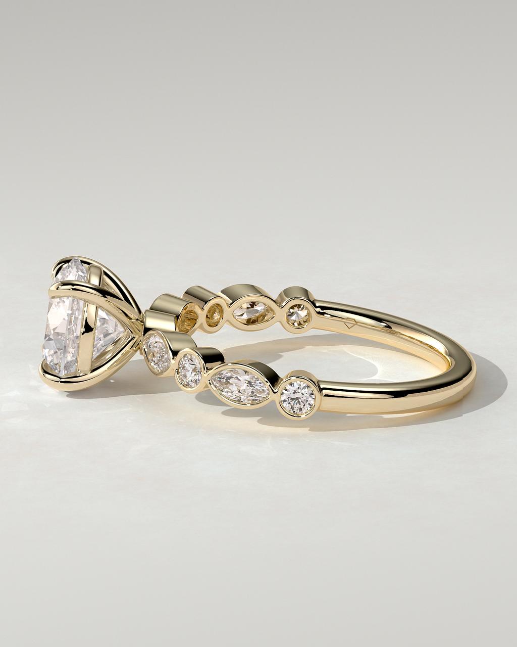 Cartia Solitaire Round Ring
