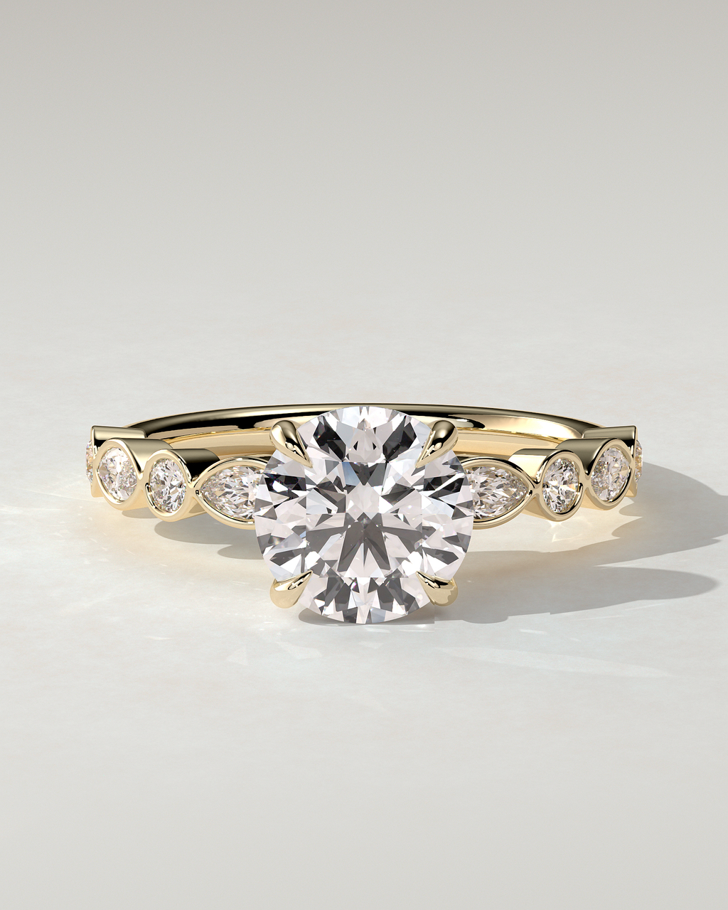 Cartia Solitaire Round Ring