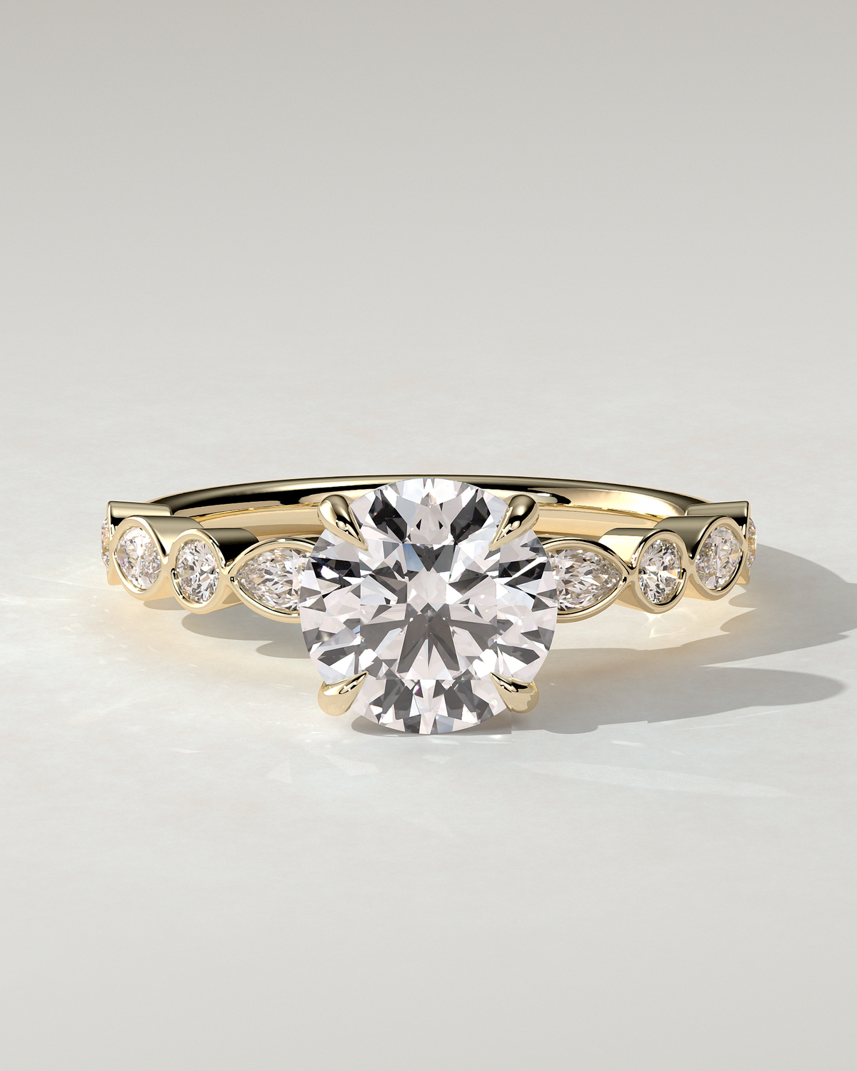 Cartia Solitaire Round Ring
