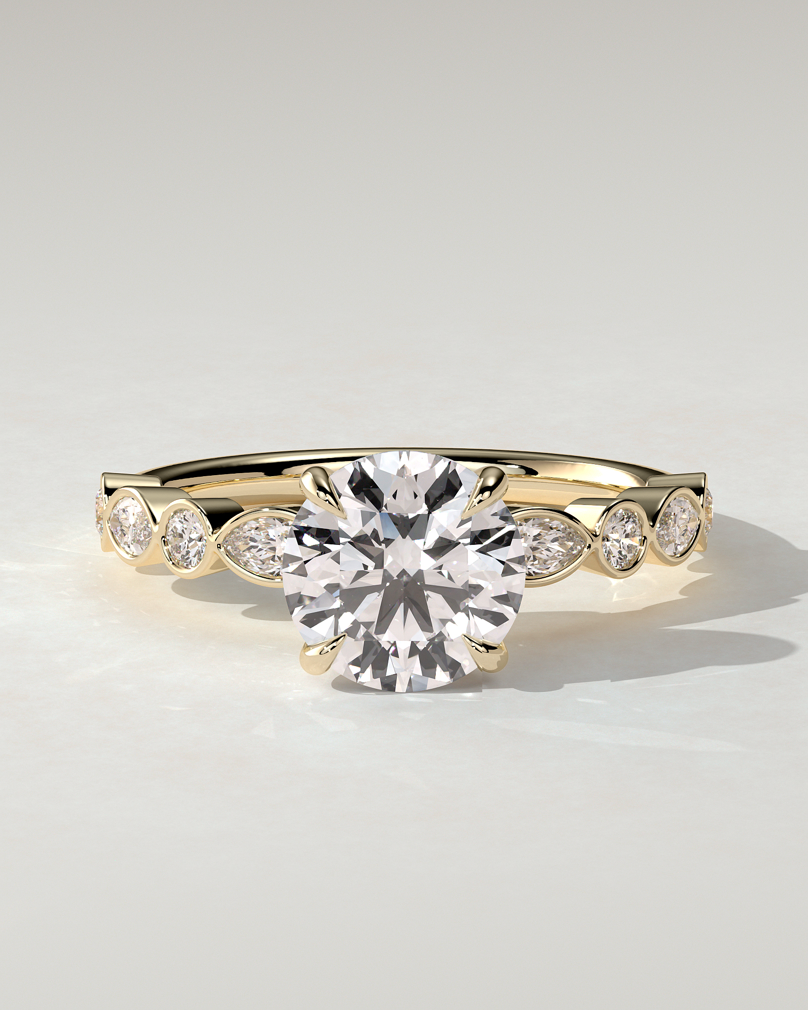 Cartia Solitaire Round Ring
