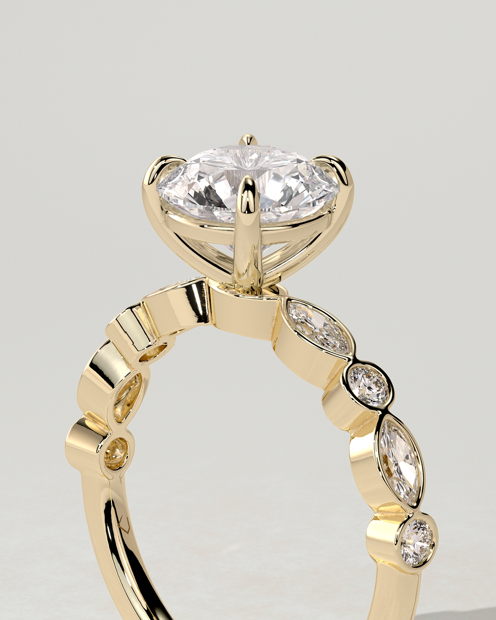 Cartia Solitaire Round Ring