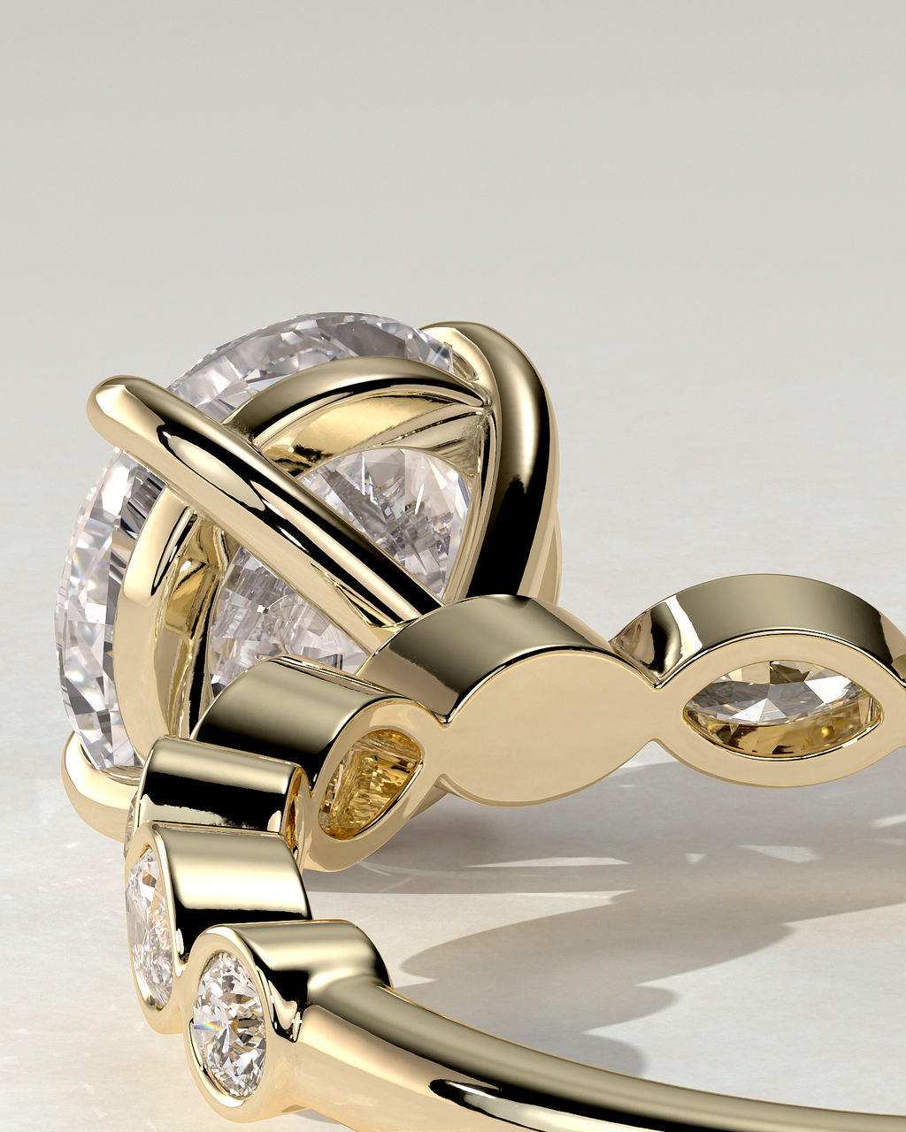 Cartia Solitaire Round Ring