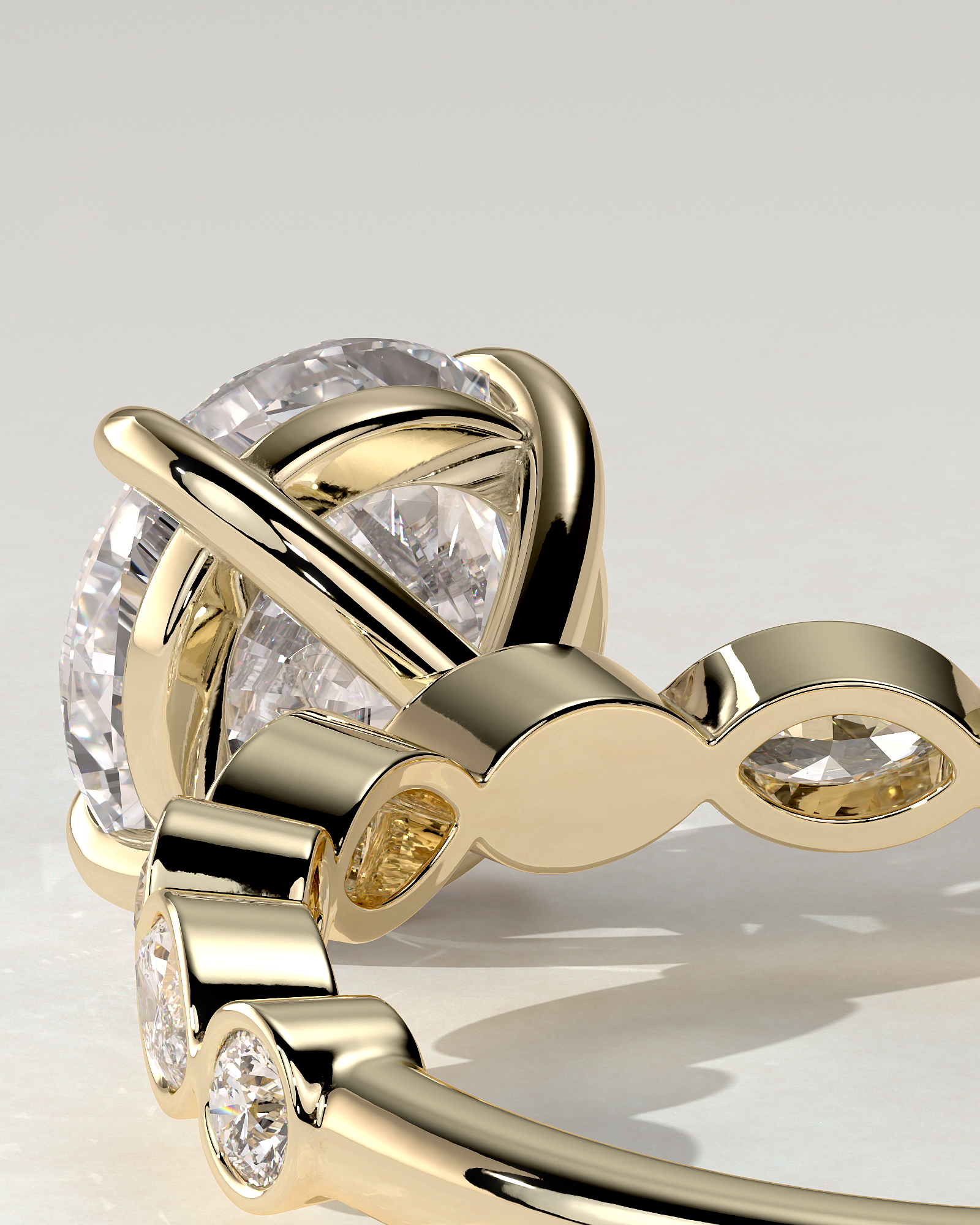 Cartia Solitaire Round Ring