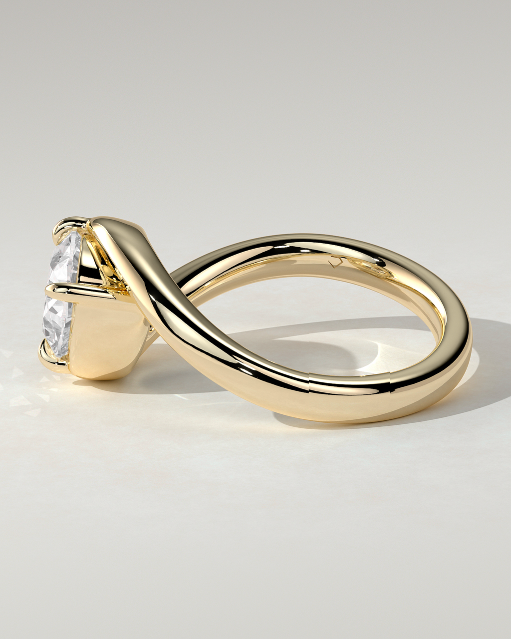 Casey Solitaire Oval Ring