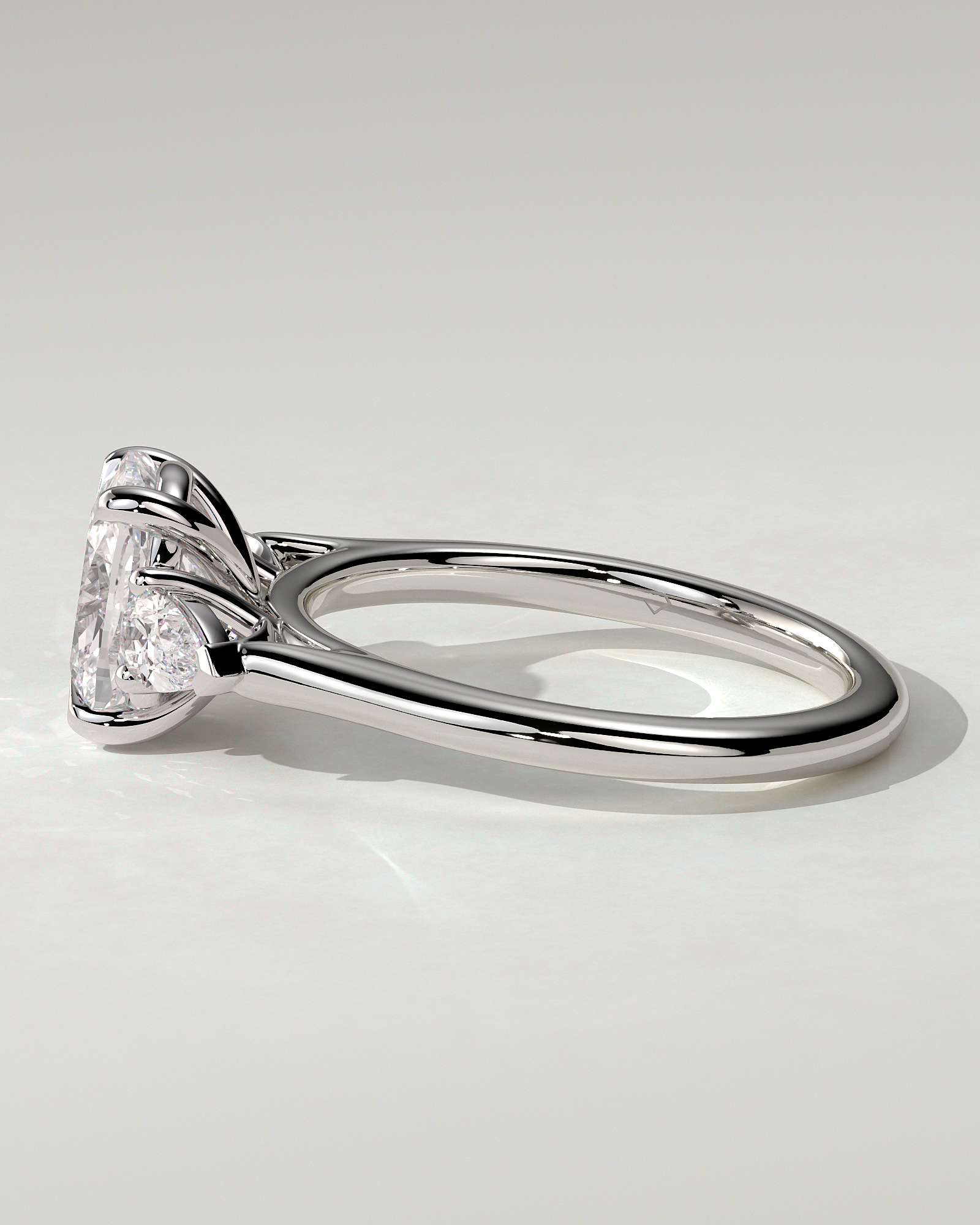 Cataleya Trilogy Cushion Ring