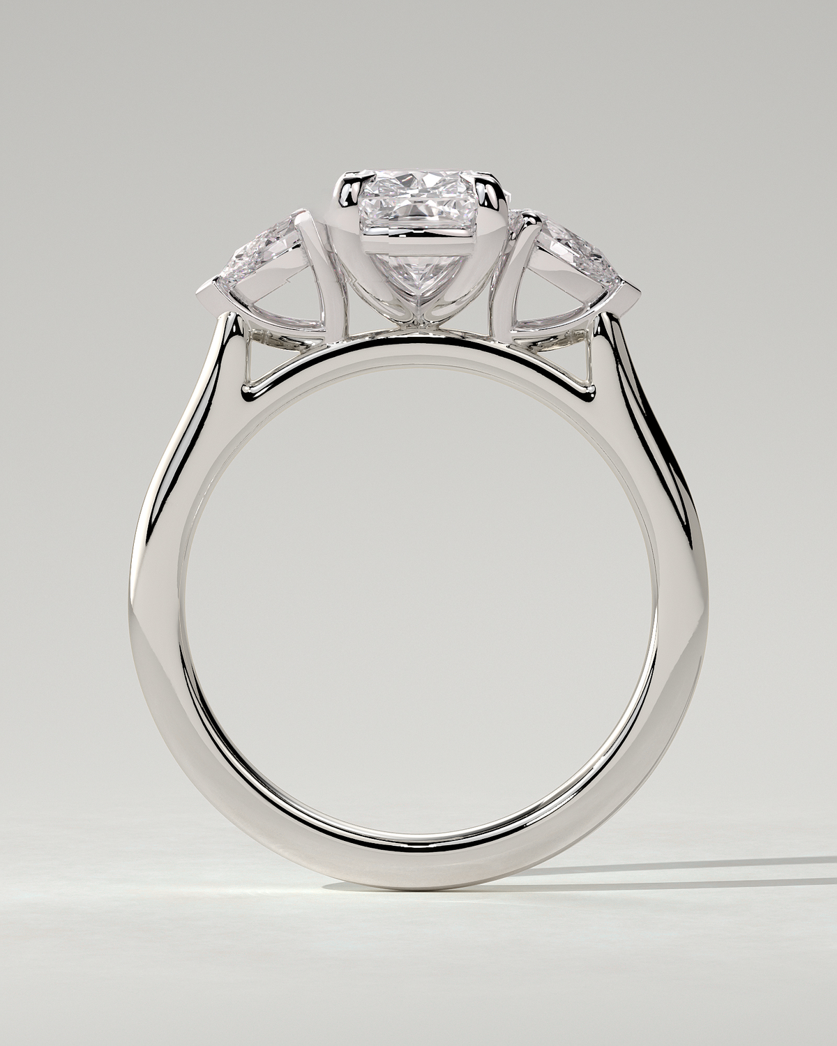 Cataleya Trilogy Cushion Ring