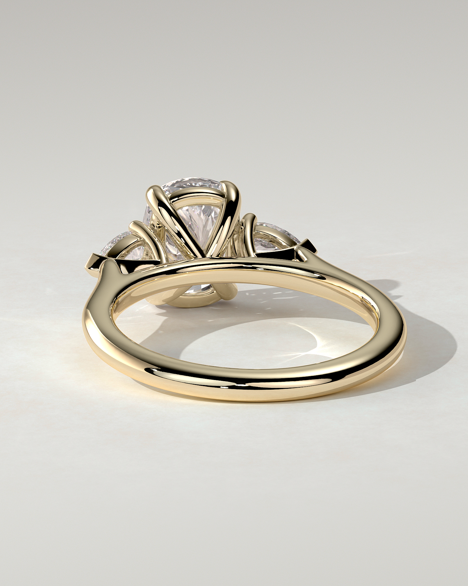 Cataleya Trilogy Cushion Ring