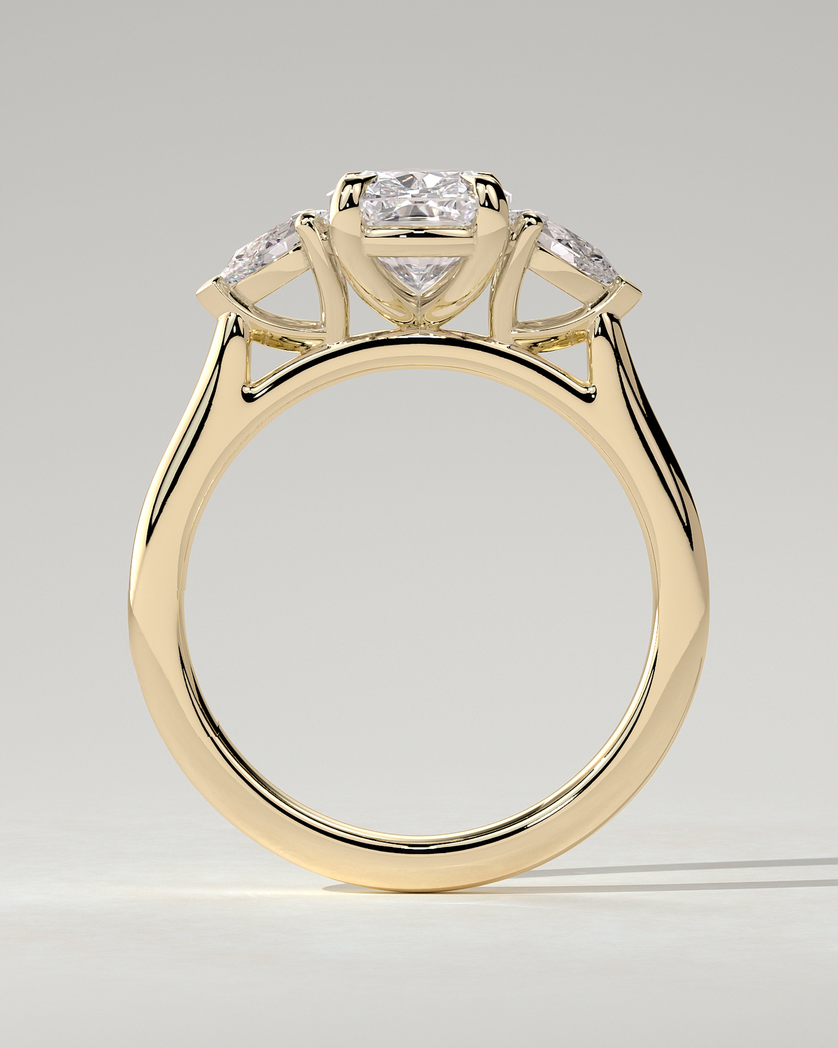 Cataleya Trilogy Cushion Ring