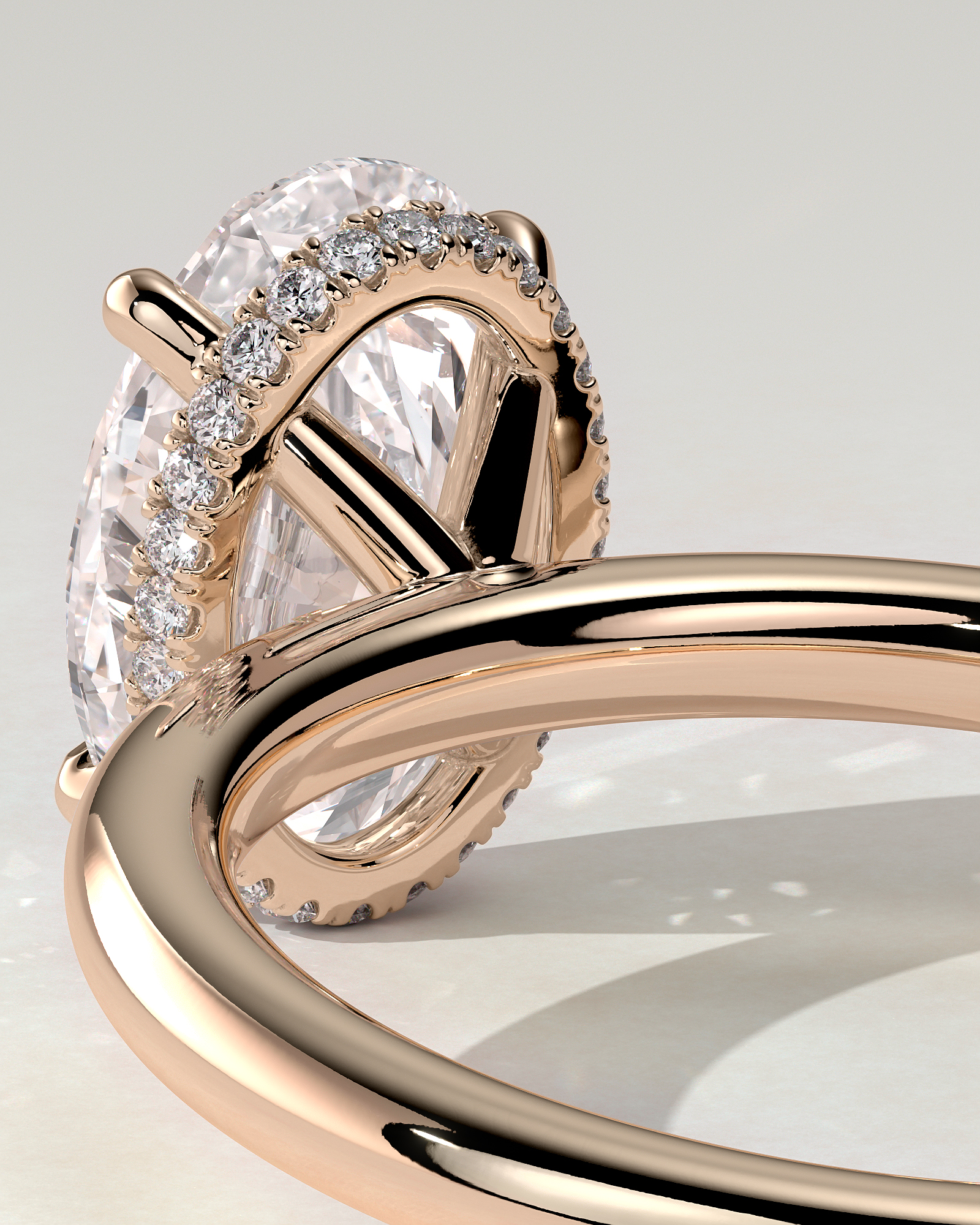 Cecilia Solitaire Oval Ring