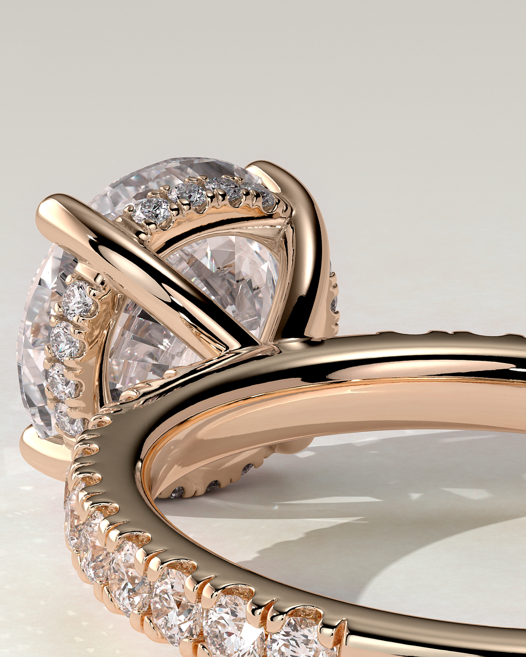 Charlie Solitaire Round Ring